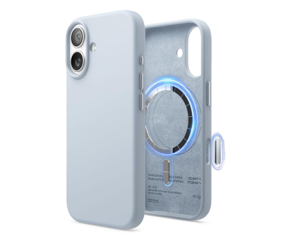 Etui do telefonów Elago Magsafe Silicon Case do iPhone 17 Light Blue ES17MSSC61-LBL